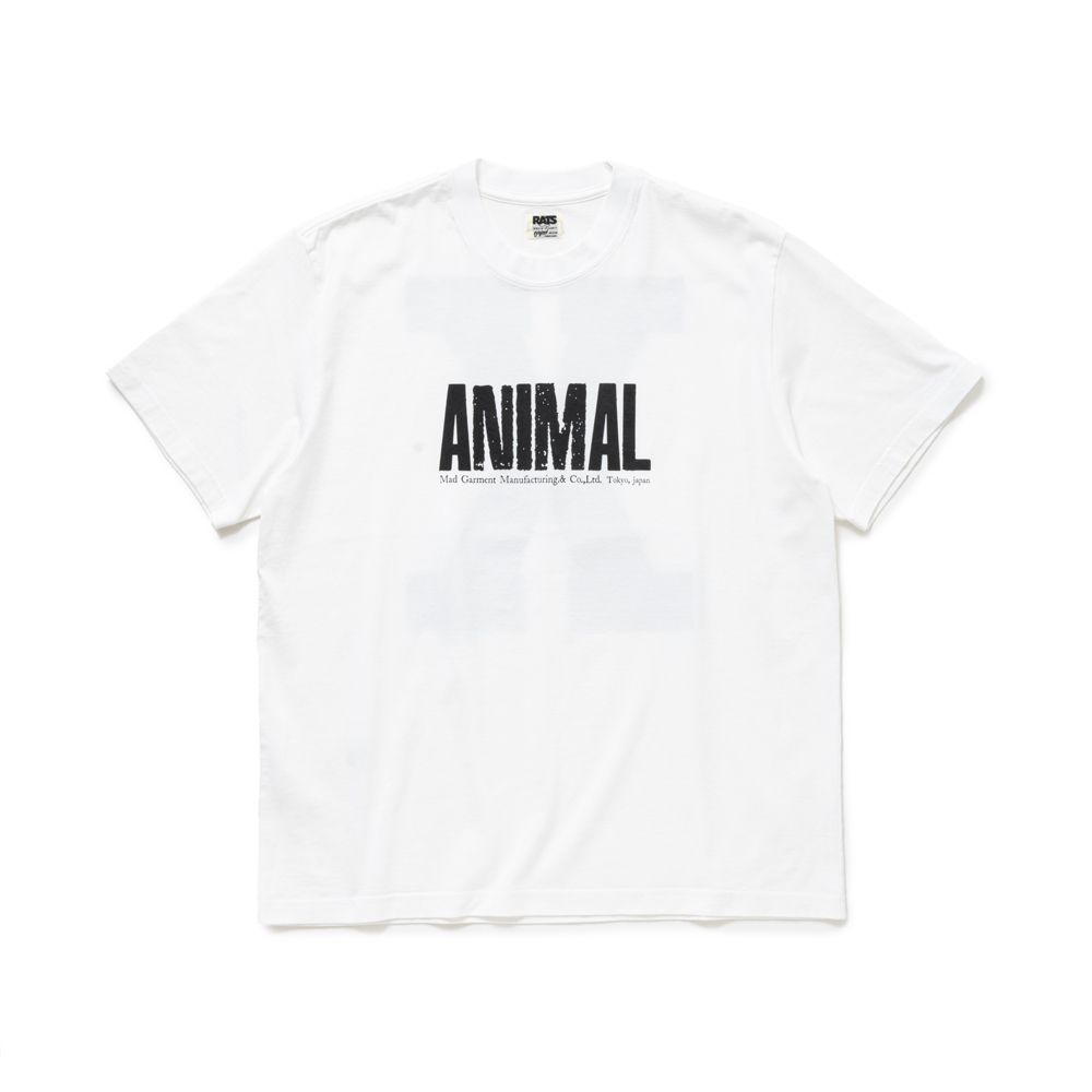 ANIMAL X TEE - WHITE / Tシャツ / 24'SPT-0701