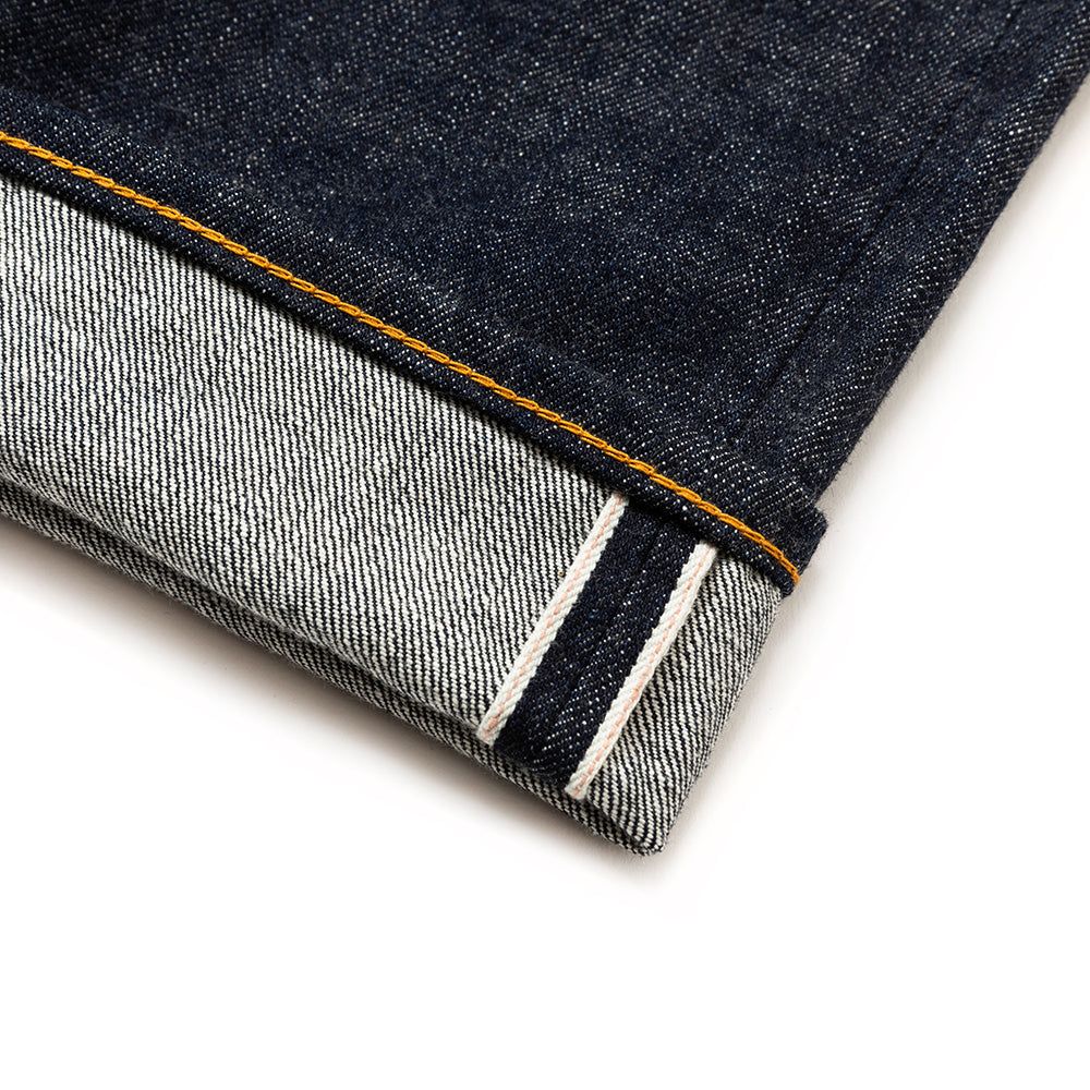 CALEE - VINTAGE REPRODUCT TAPERED DENIM PANTS ＜OW