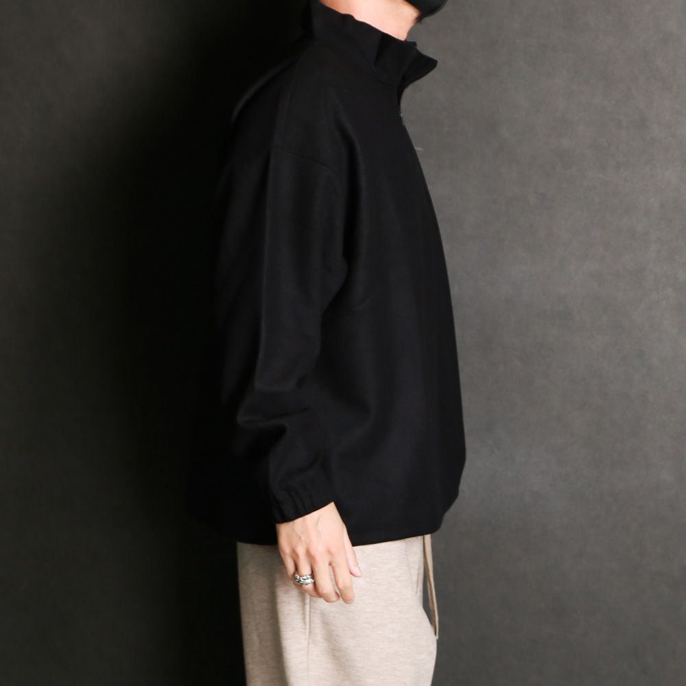 Nの筋書き SAR Iroquois - DOUBLE FACE JERSEY HALF ZIP / ハーフジップ プル