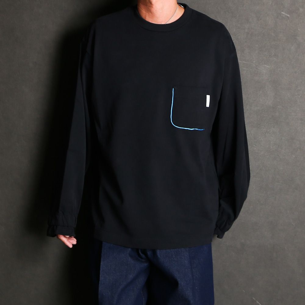 NEONSIGN - Layered Sleeve l/s T-shirts / N1664 | chemical conbination