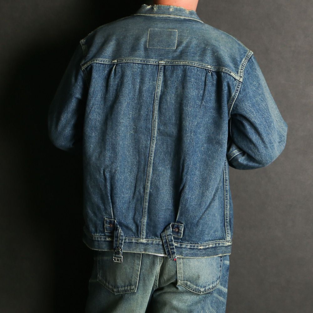 MVC type-I tracker jacket (used washed) - Indigo / デニムジャケット / MVC-JK02