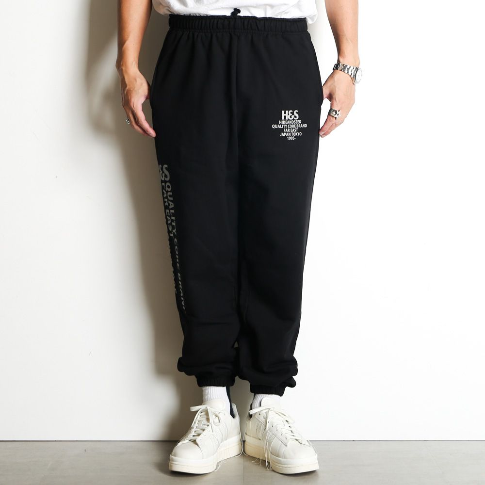 H&S Sweat Pant (25aw) - BLK / スウェットパンツ / HP-100825