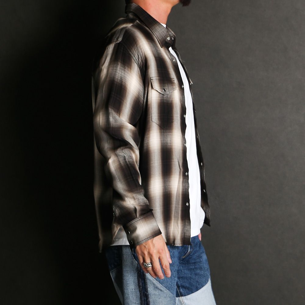 R.Plaid Western SH - BLT / 2604-5001