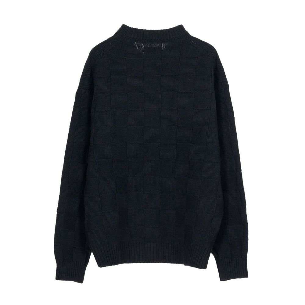 SWEATER CHECKER / クルーネックニット - チェッカー / 1252035
