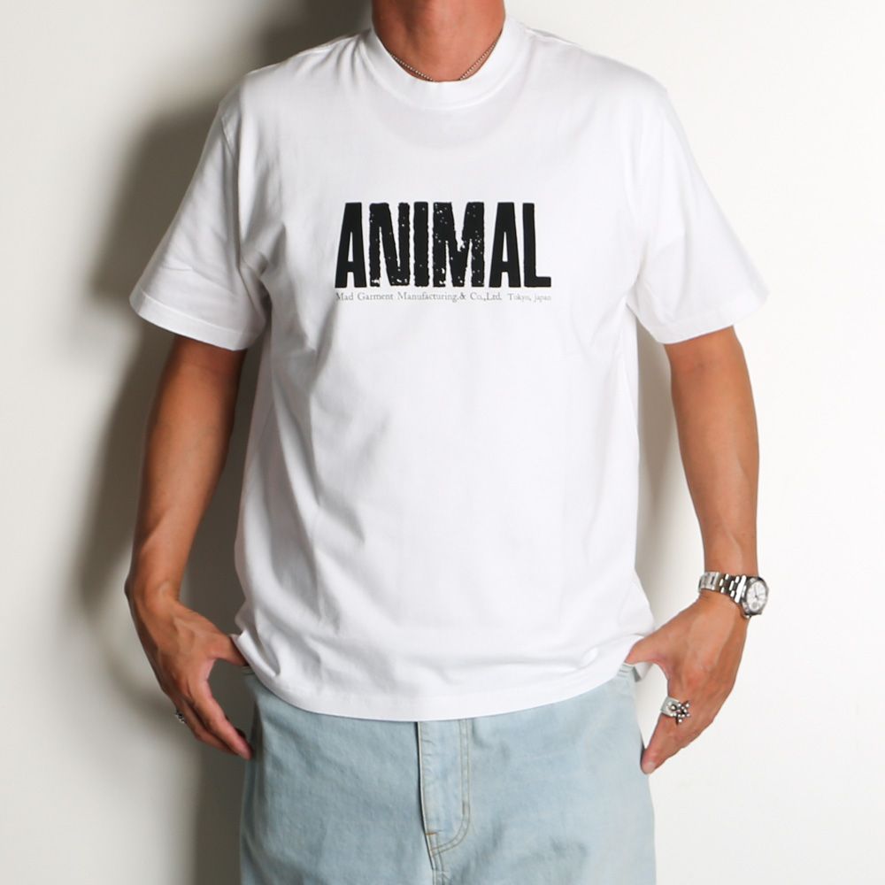 ANIMAL X TEE - WHITE / Tシャツ / 24'SPT-0701
