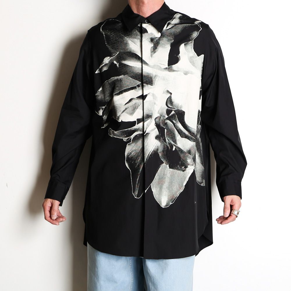 シルバーピーチ taakk 22ss 百合 シャツ long Flower shirts | ochge.org