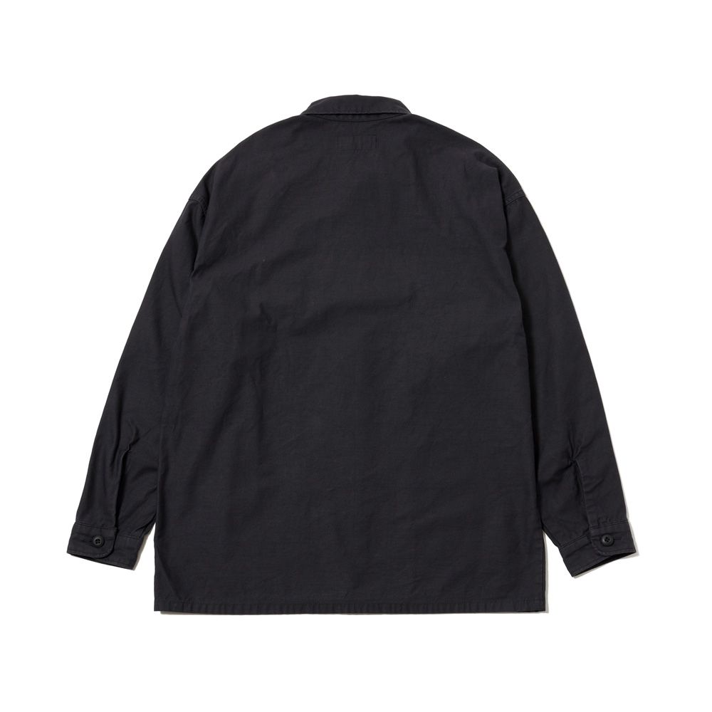 UTILITY SHIRT - Black / ミリタリーシャツ / 1242019