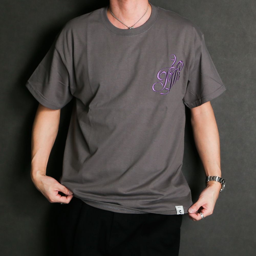 MYne - MYne Embroidery H/S T-shirt / G06TS304 | chemical conbination