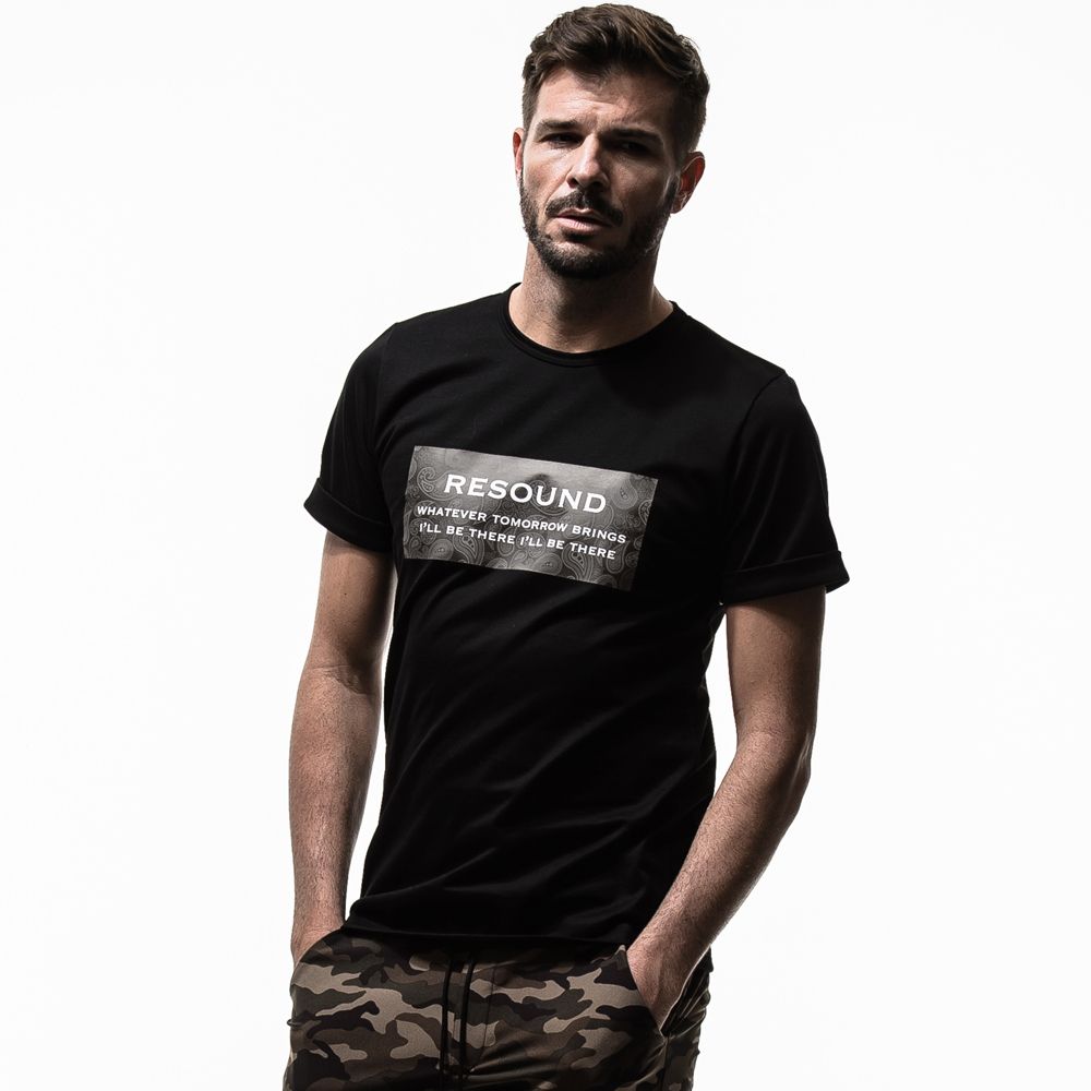 BANDANA BOX ROGO ROLL UP JERSEY TEE /  プリントTシャツ / RC19-T-007