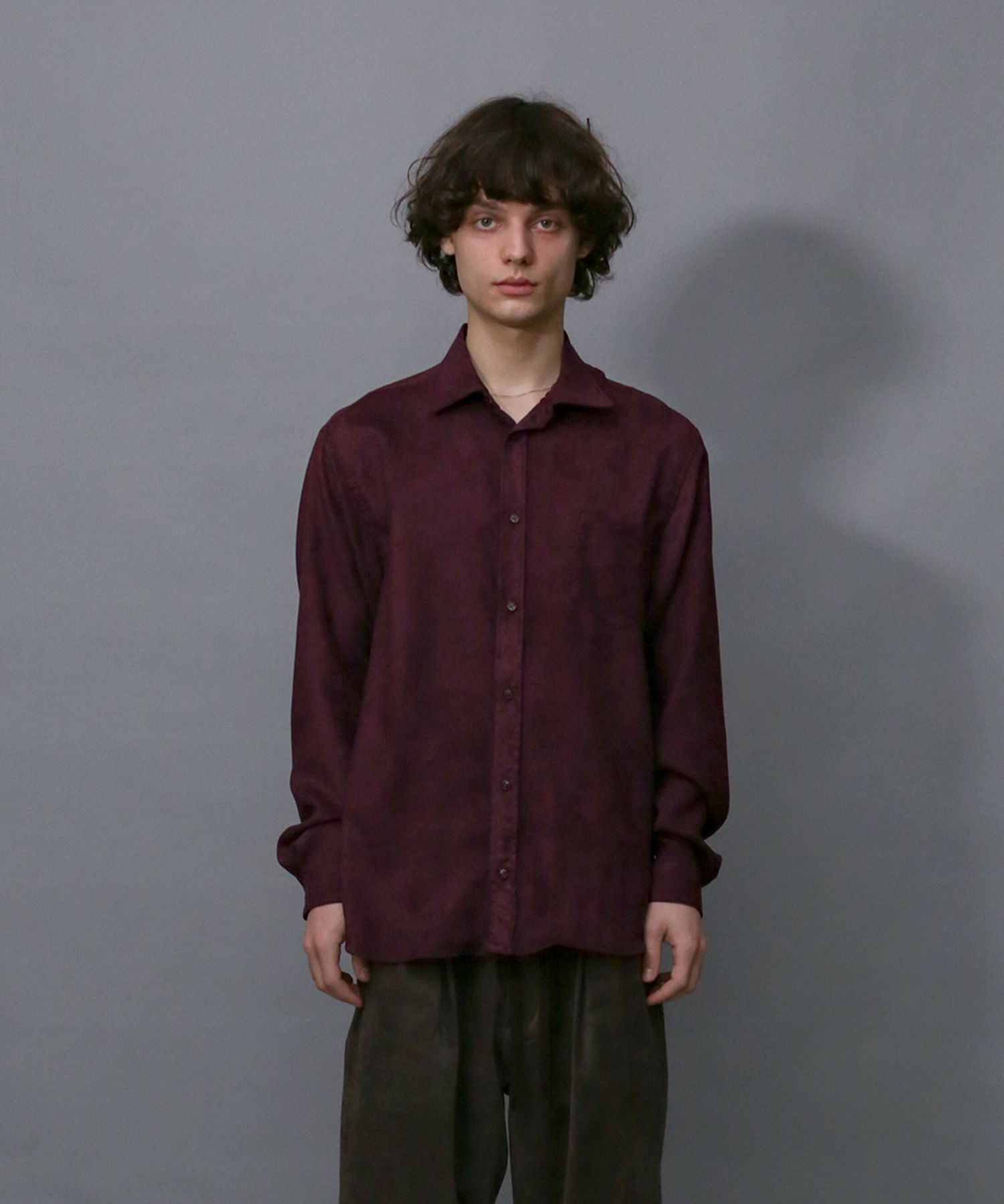 ECO SUEDE SH / エコスエード プレーンシャツ / 379207