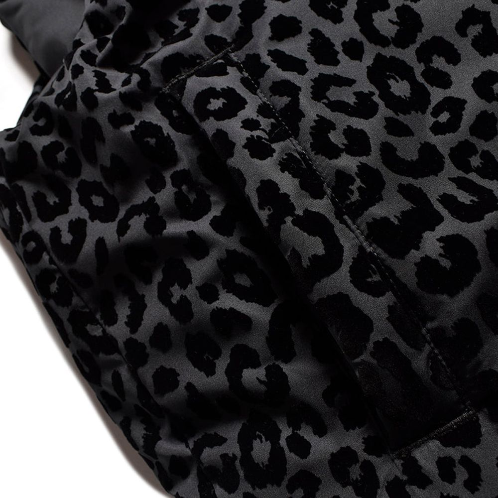 MINEDENIM - B.Leopard Reversible Down Vest - BLK / 2410-9002