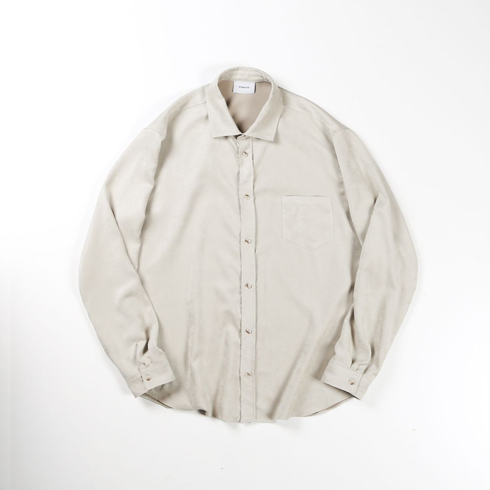 ECO SUEDE SH / エコスエード プレーンシャツ / 379207