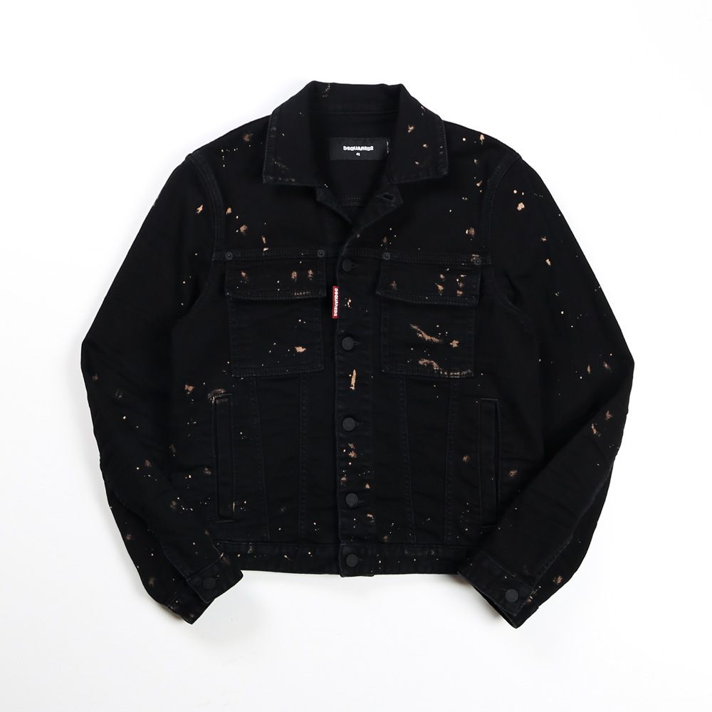 DSQUARED2 - ICON Black Milky Wash Denim Jacket / デニムジャケット