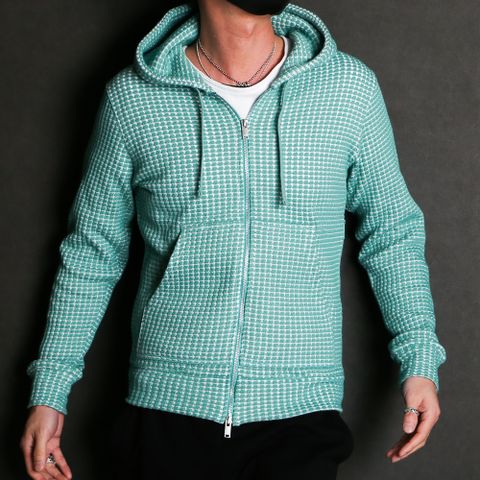 BIG WAFFLE Hoodie / ビッグワッフル ジップアップパーカー / MSEA21S0846-M