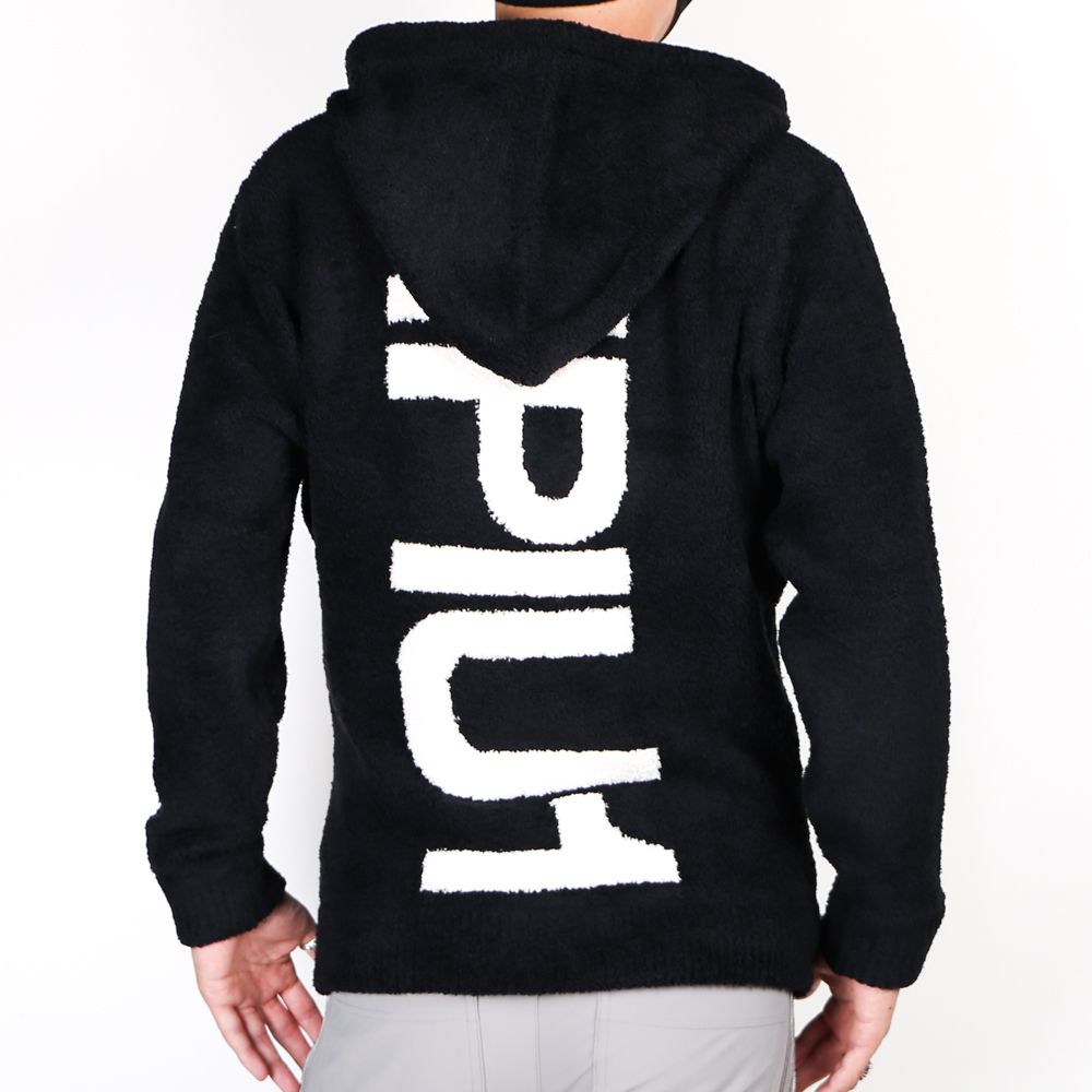 LOGO KNIT PARKA / ビッグロゴ ニットパーカー / USK-20010