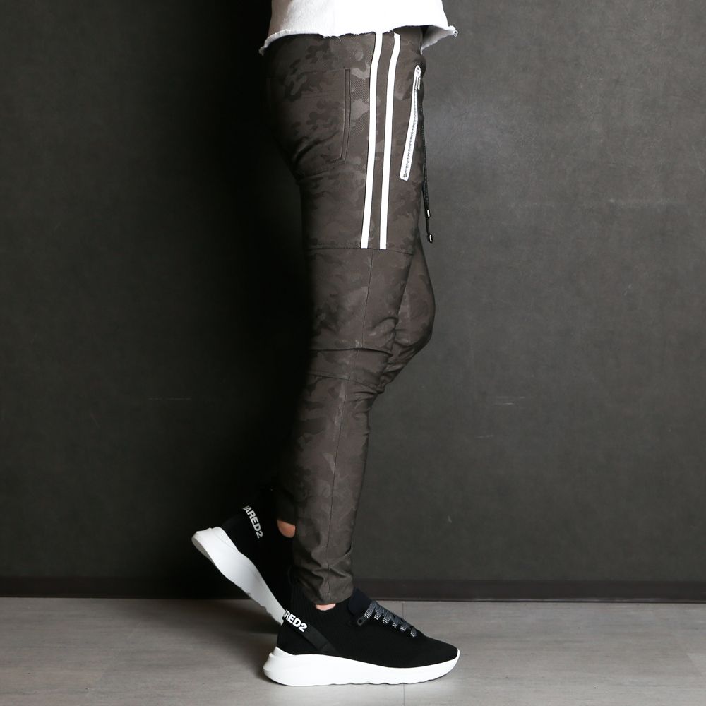 Johnson LINE NYLON PT SILHOUETTE / ジョンソンラインパンツ / RC19-ST-009