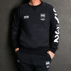 DOUBLE KNIT EMBOSS CAMO SHIELD P/O CRW / クルーネック スウェット / 13525