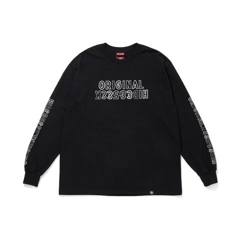 " HIDEANDSEEK × Toru Nishiura " / Original H&S L/S Tee - BLK / Tシャツ / H30th-010426