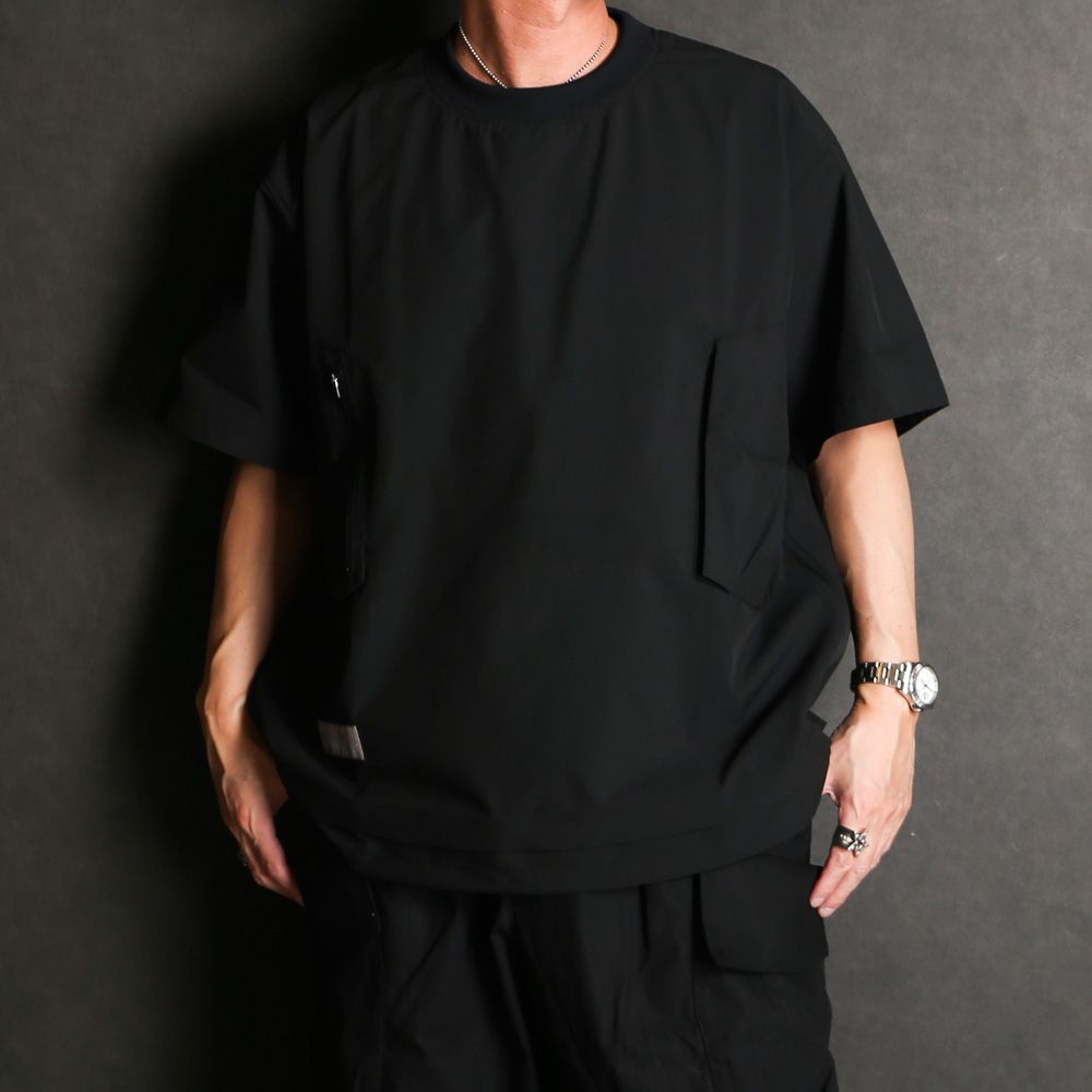 【ラスト1点-サイズ1】 THE DEFORMED S/S PULLOVER WITH UTILITY POCKETS - BLACK / 2501006