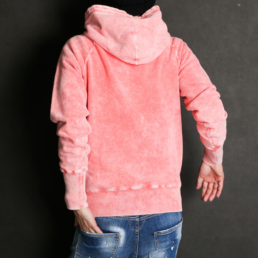 CALIFORNIA COTTON SWEAT HOODIE (CHEMICAL WASH) / プルオーバーパーカー / TSW-S2103