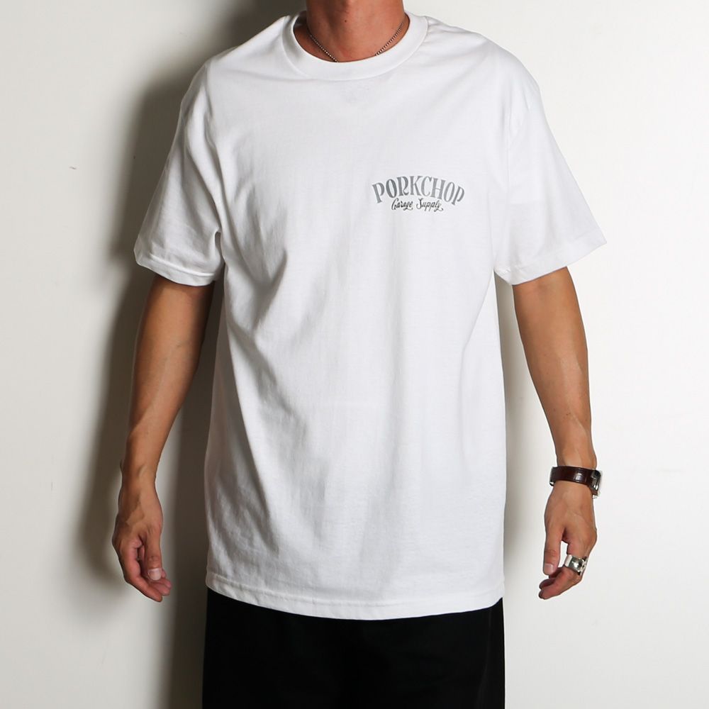 PCP BACK TEE - WHITE / ショートスリーブTシャツ
