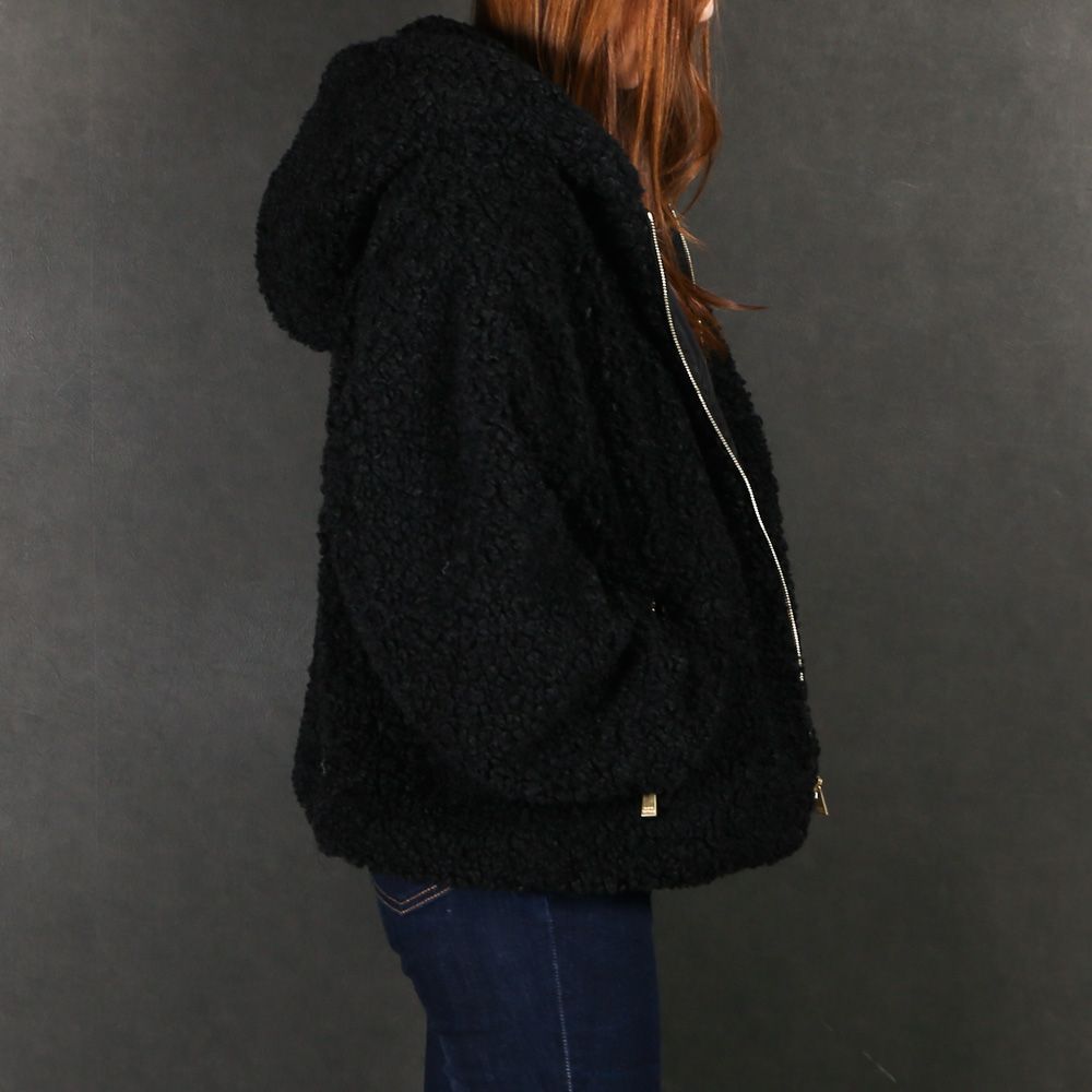 【レディース】 IPAMA イパマ - BLACK / ボア フードブルゾン (フリース) / LJXA0042033588