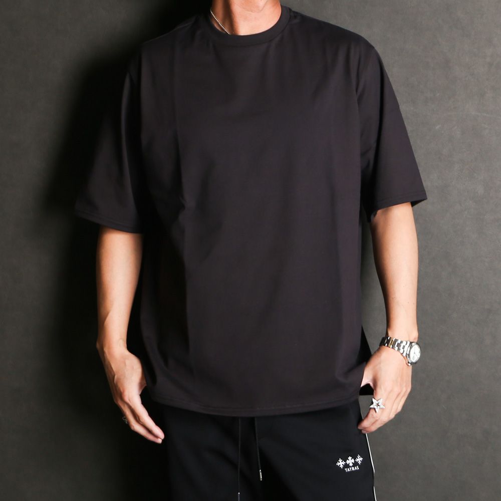 marka - CREW NECK TEE - CHARCOAL / オーガニックコットン26G