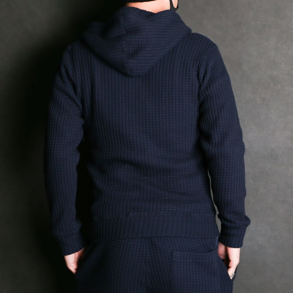 BIG WAFFLE Hoodie / ビッグワッフル ジップアップパーカー / MSEA21S0846-M