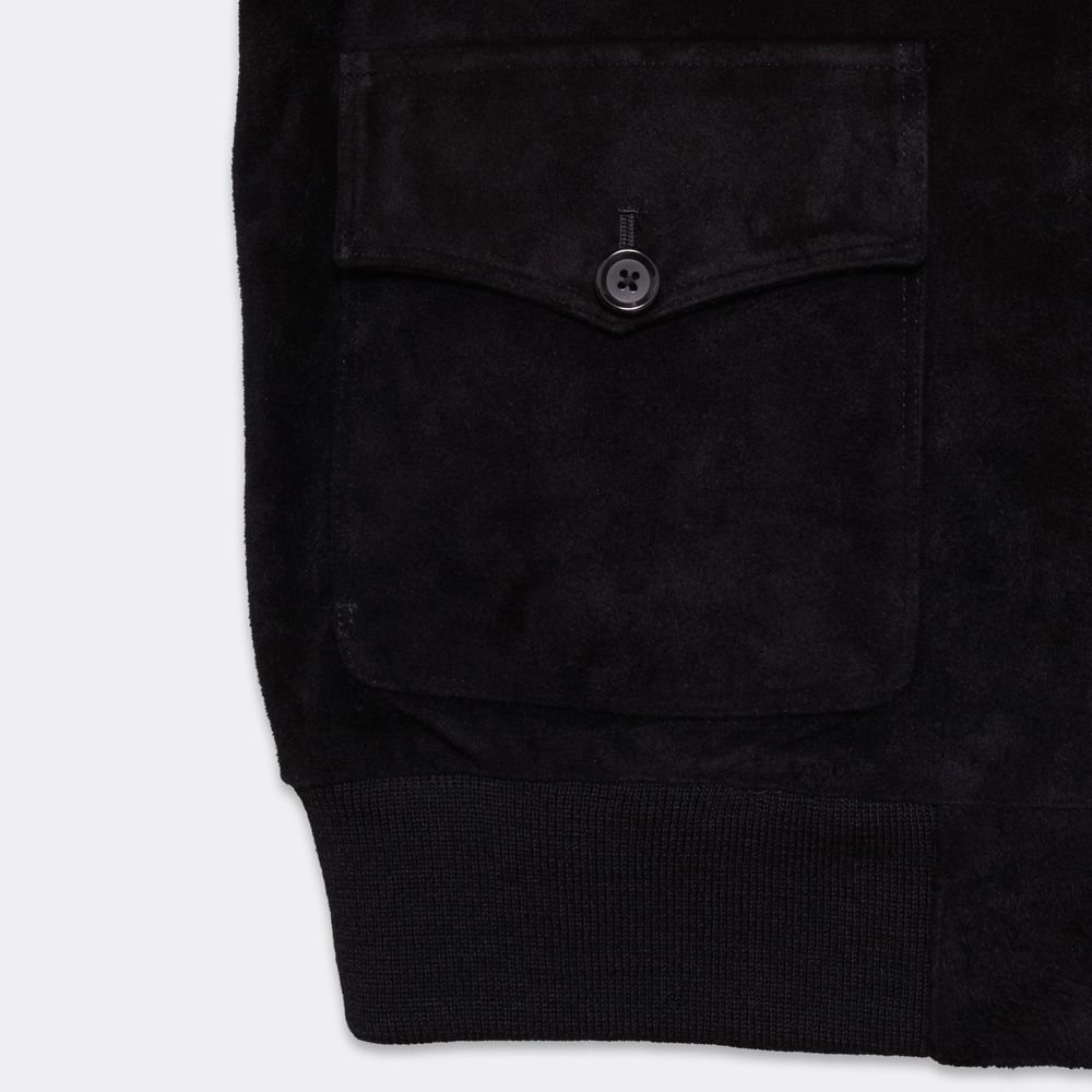 WACKOMARIA × STIE-lo × MINEDENIM / Suede Leather Jacket - BLK / MDSL-WM-BL01