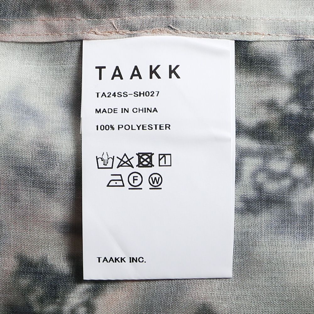 "DENDRIC AGETE" GAUZE REGULAR SHIRT / ガーゼシャツ / TA24SS-SH027