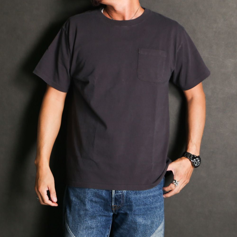 SD US Cotton Pocket T Vintage Wash - Black/ Tシャツ / TSOAB100