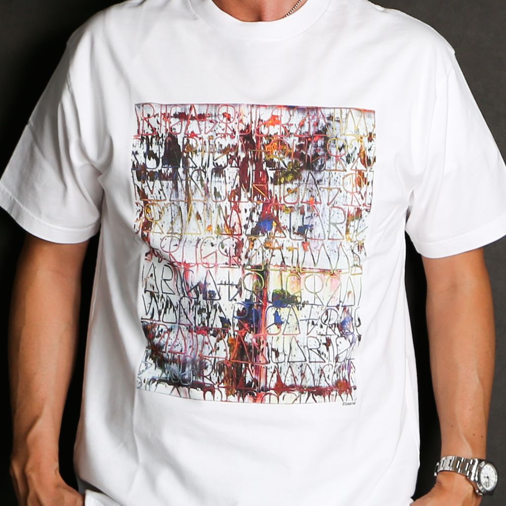 × baanai / "EXPERIMENTALISM" White T-SH EXPERIMENTALISM T-SH / 2206-6002