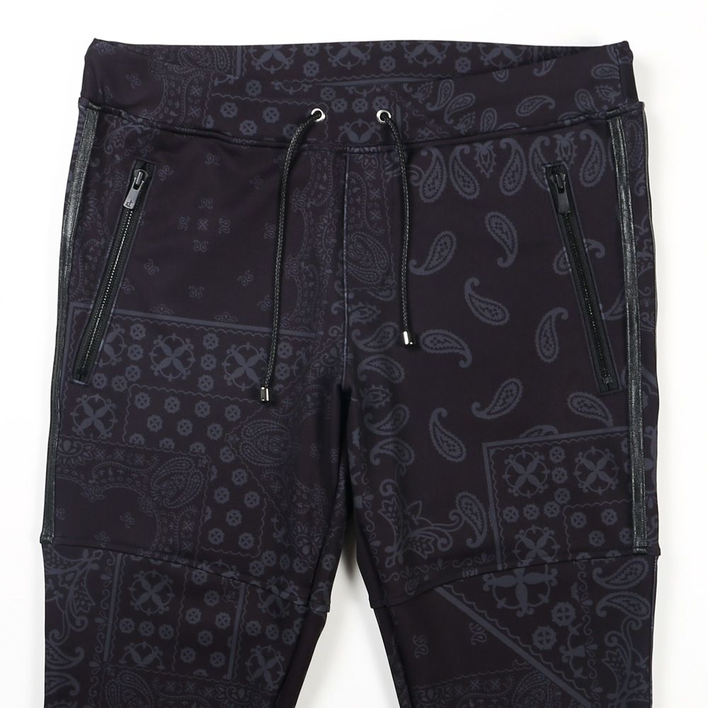 Johnson LINE HEAT PT - paisley BK / ジョンソンラインヒートパンツ / RC38-ST-009H