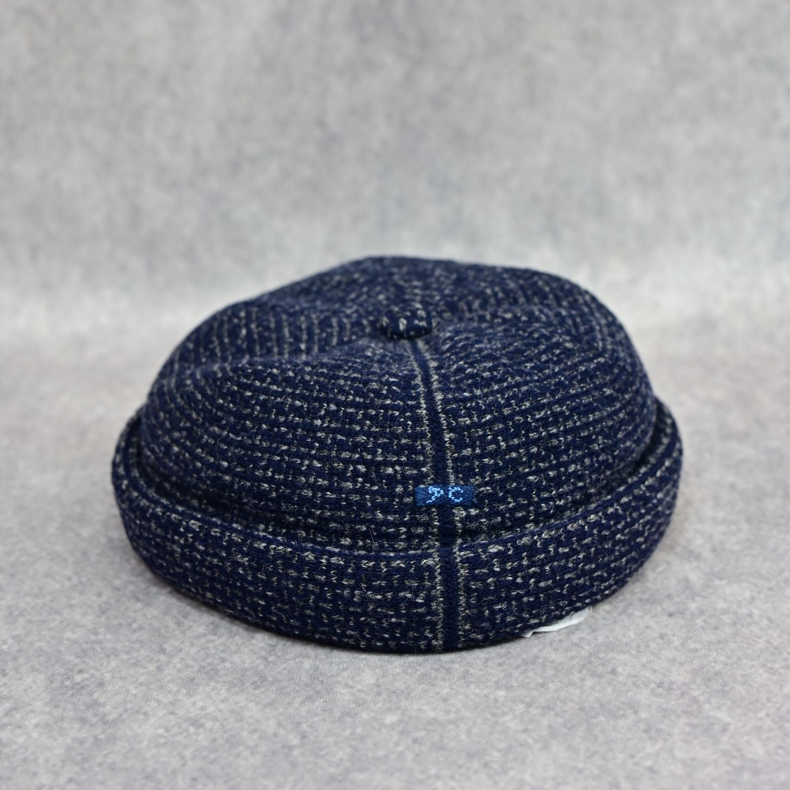 TWEED KNIT FISHERMAN’S CAP （BLUE）｜ツイード ニット フィッシャーマン キャップ （ブルー） PC-031-3651-40