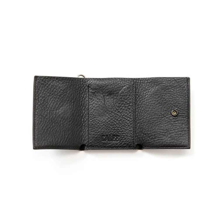 CALEE - STUDS LEATHER MULTI WALLET (BLACK) / スタッズレザー