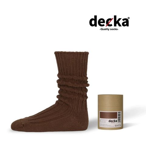 Cased Heavyweight Plain Socks -1st Collection- (BROWN) | 専用ケース付き 厚手 靴下・ソックス