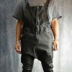 ジャパンステア 製品染め サルエルサロペット (BLACK)