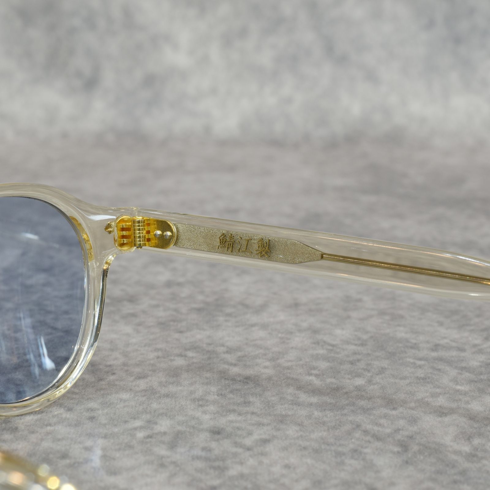 BOSTON TYPE GLASSES (CLEAR / BLUE)｜ボストン サングラス｜CL-25AW001G