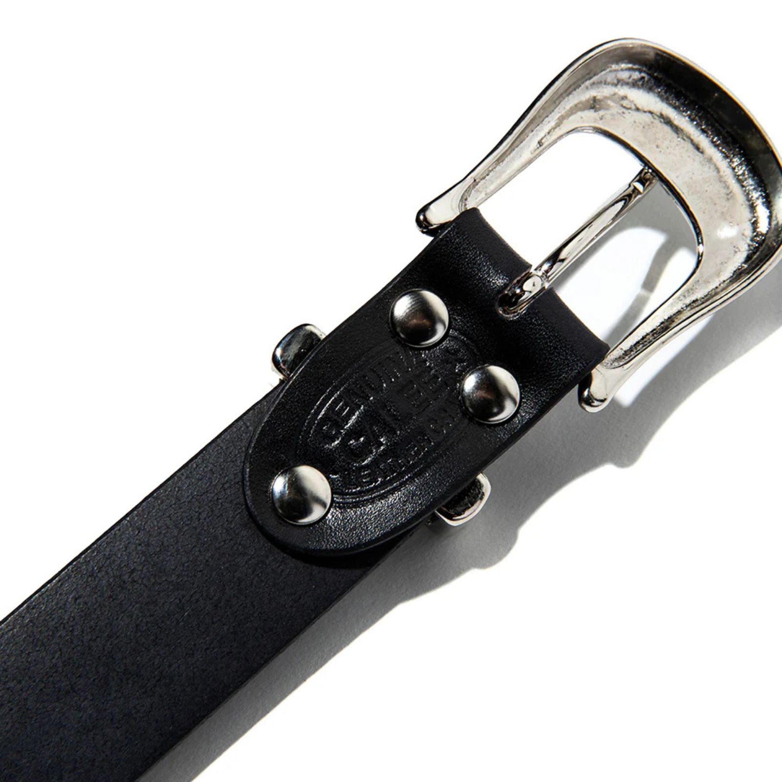 LEATHER PLANE BELT (BLACK)｜プレーン レザーベルト｜CL-25AW020LE