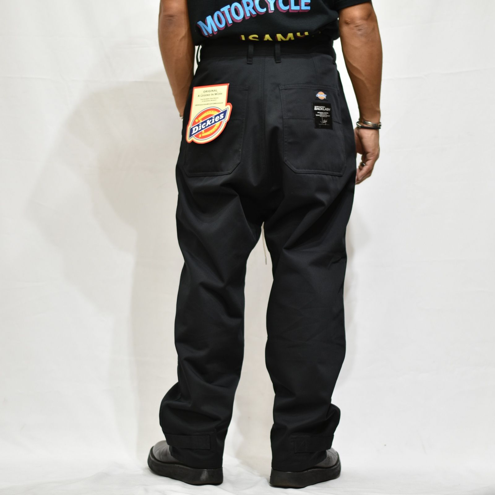 ×× Dickies ダブルニーパンツ (BLACK)