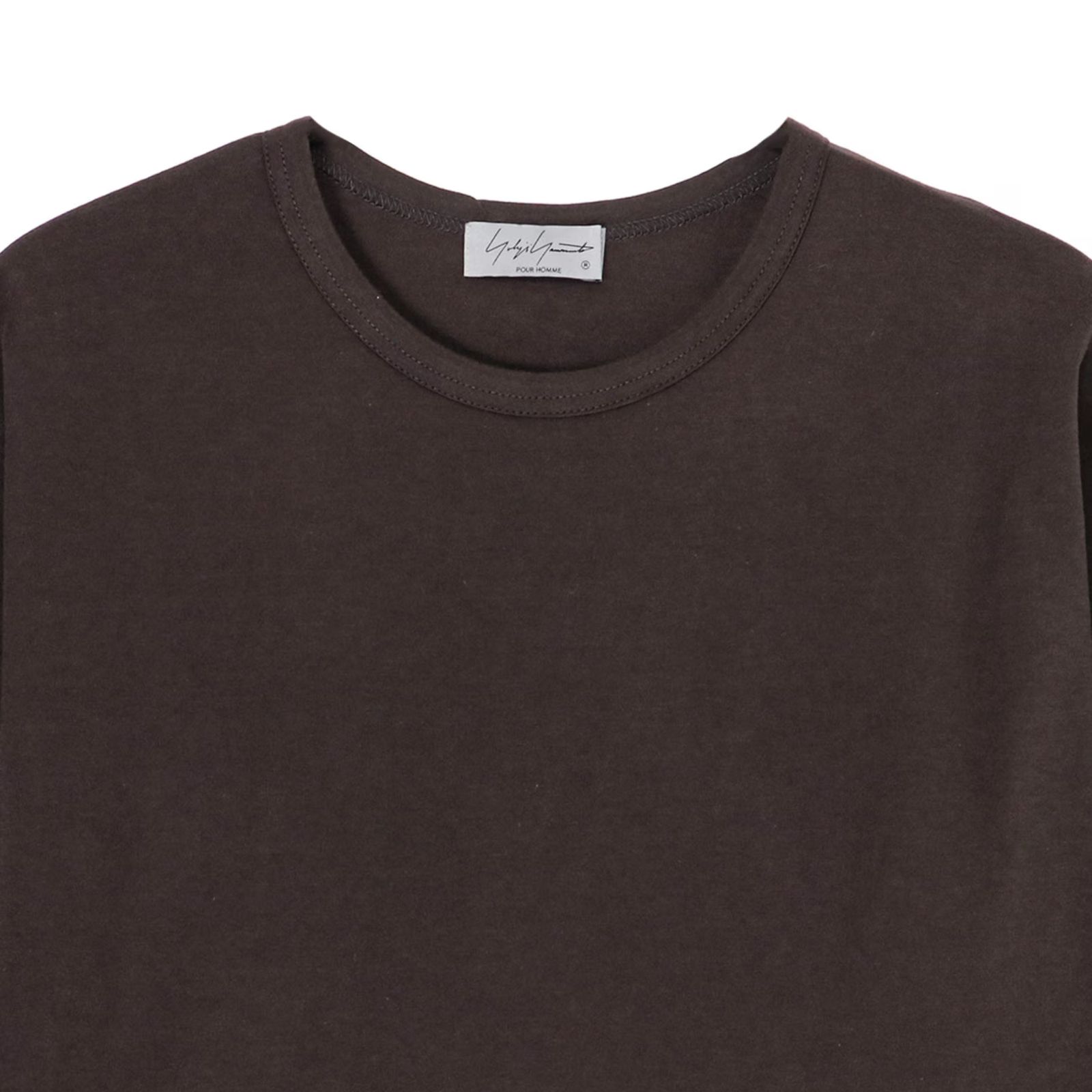 30/- COTTON SINGLE JERSEY ROUND NECK LONG SLEEVE （CHARCOAL） ロングスリーブ カットソー （チャコール）