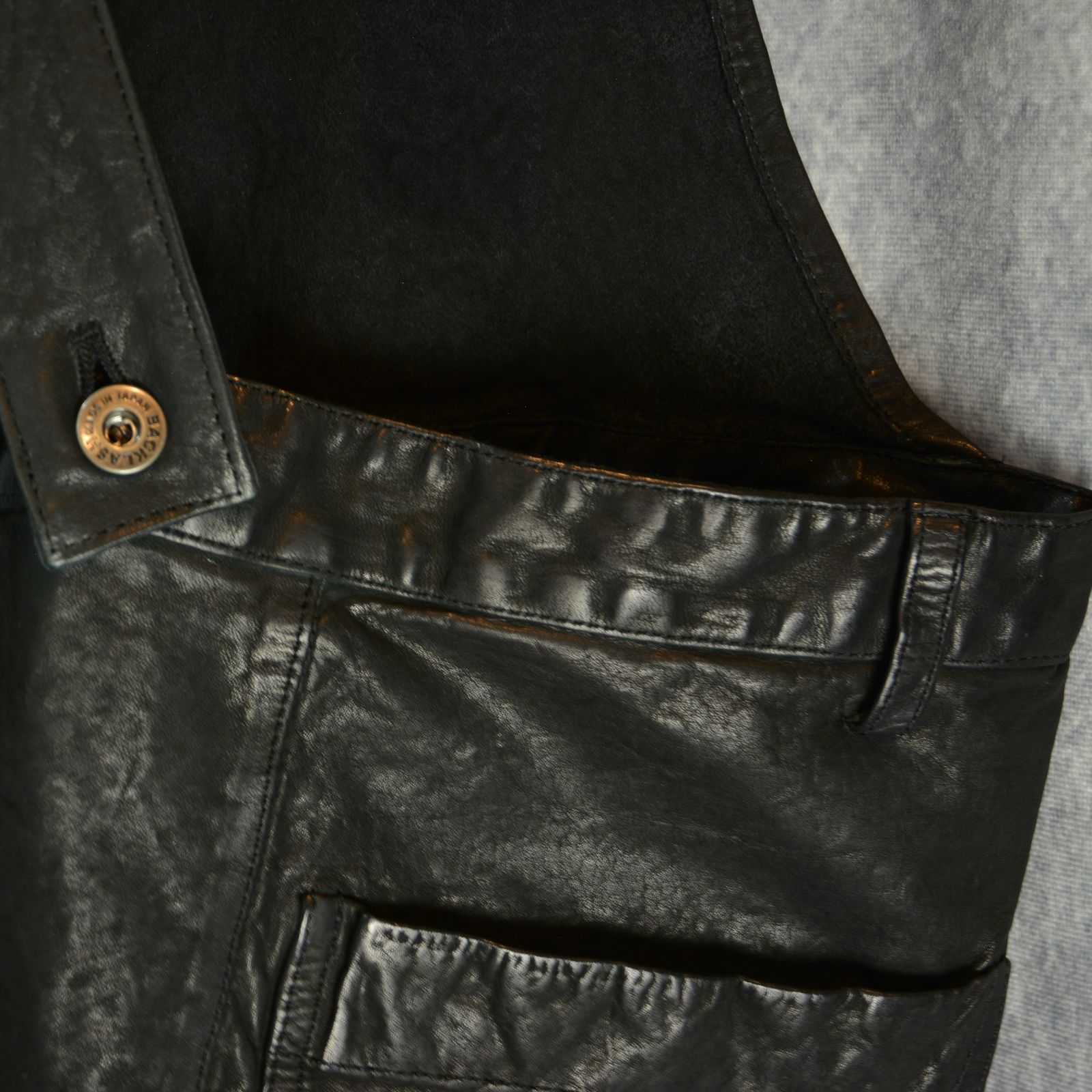 ジャパンステア 製品染め サルエルサロペット (BLACK)