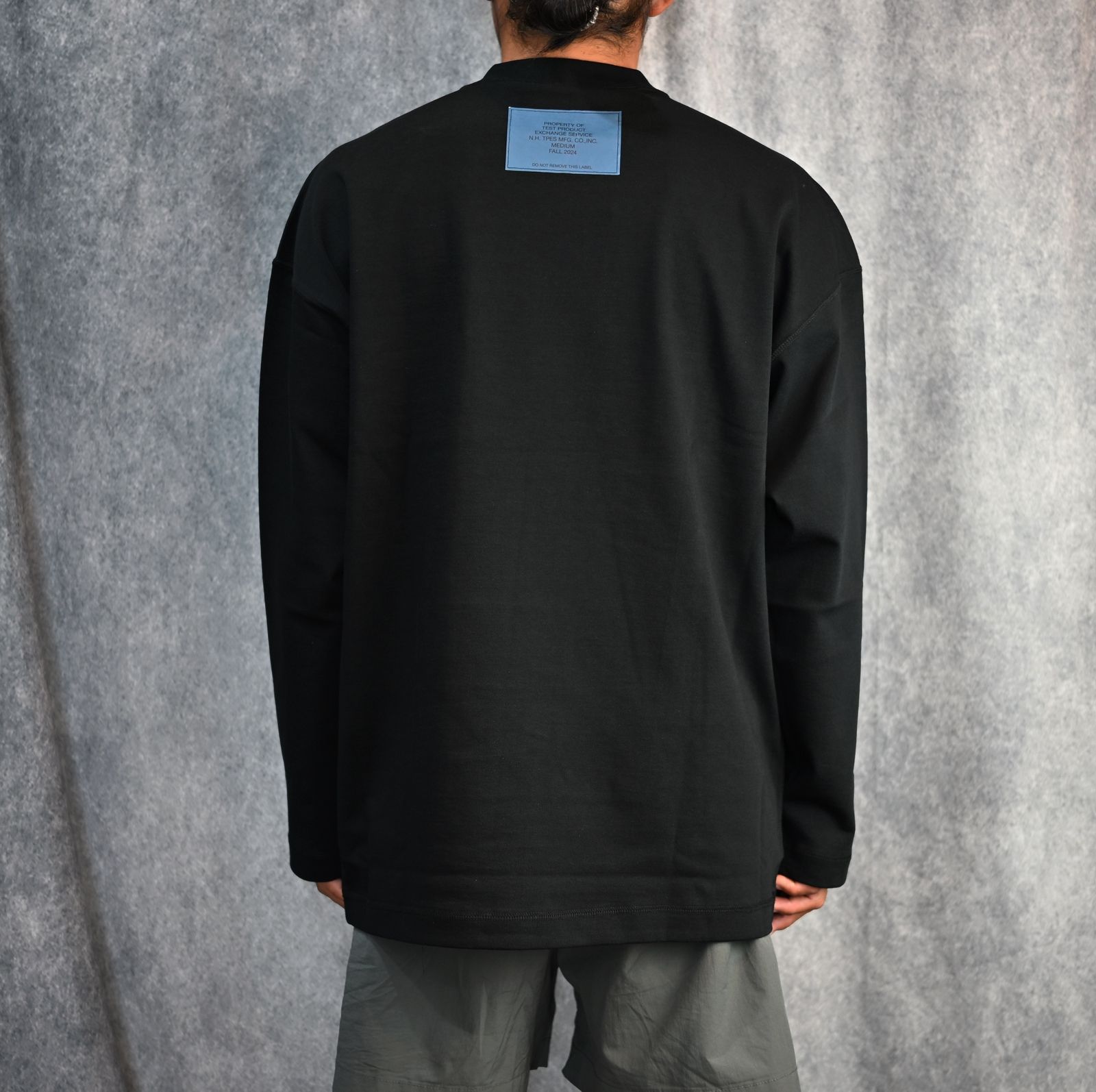 POKET LONG SLEEVE T-SHIRT （BLACK） / ロングスリーブ ポケットTシャツ （ブラック）