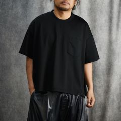 サイドベンツポケットTシャツ (BLACK) / LB25SS-TE09-PLN