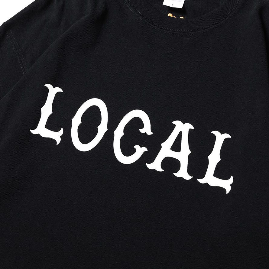 CUTRATE CLASSIC LOCAL LOGO HEAVY WEIGHT DROPSHOULDER S/S -T-SHIRT (BLACK)