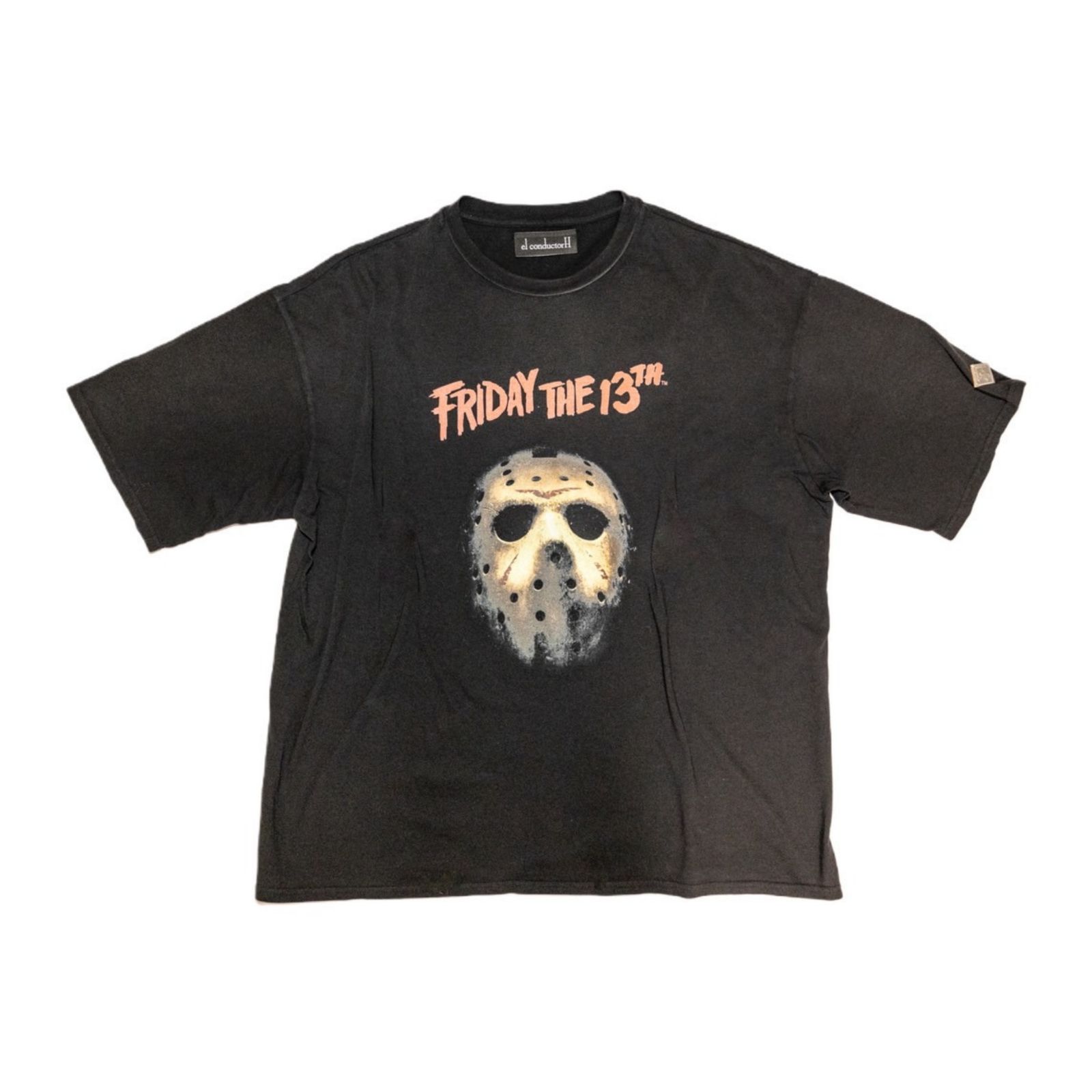 x FRIDAY THE 13TH VINTAGE EFFECT T-SHIRT 02 (BK)｜13日の金曜日 半袖Tシャツ｜PD26MC02