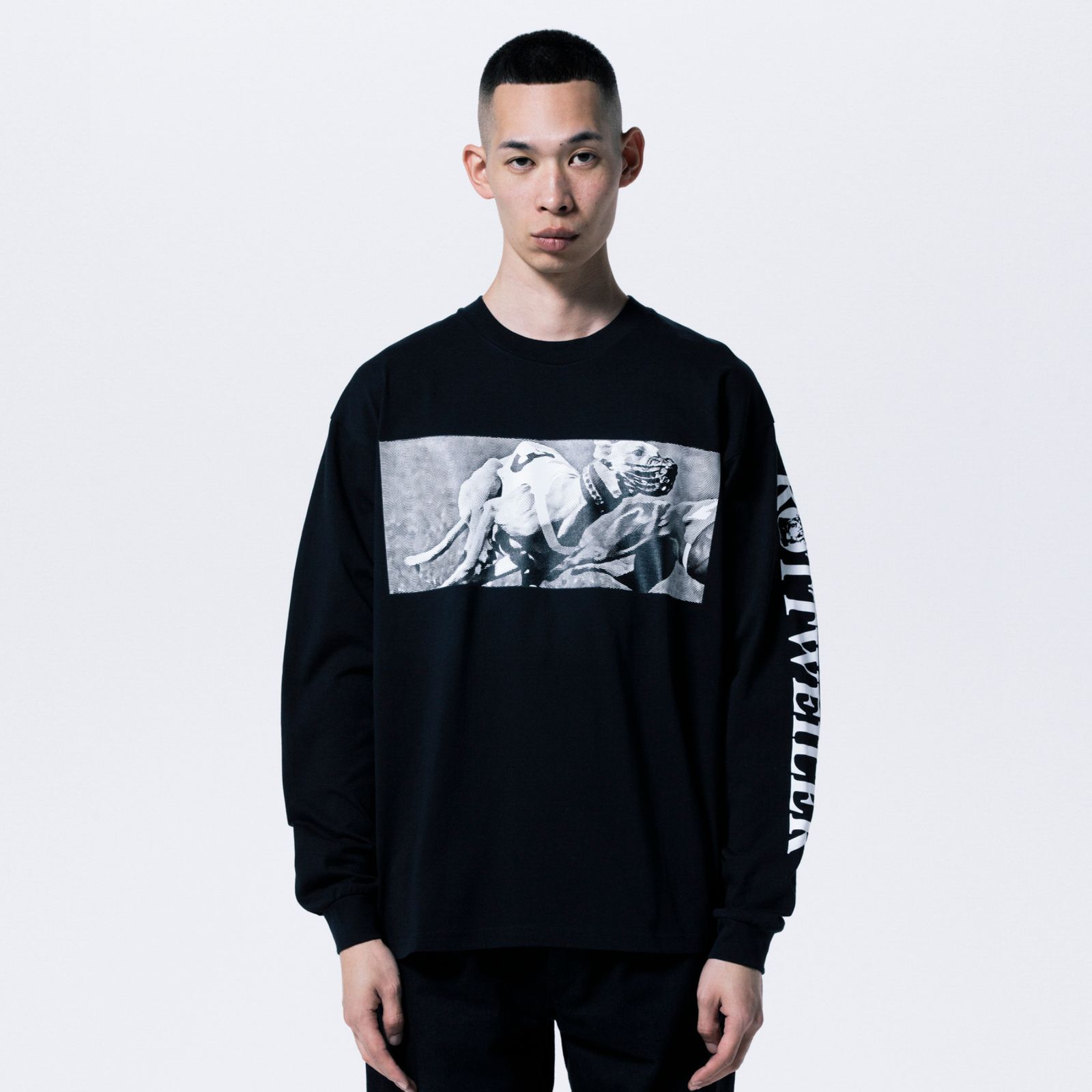 予約商品｜DOGRACE LS TEE （BLACK）｜ロングスリーブ プリントTシャツ｜入荷：2026年4月予定