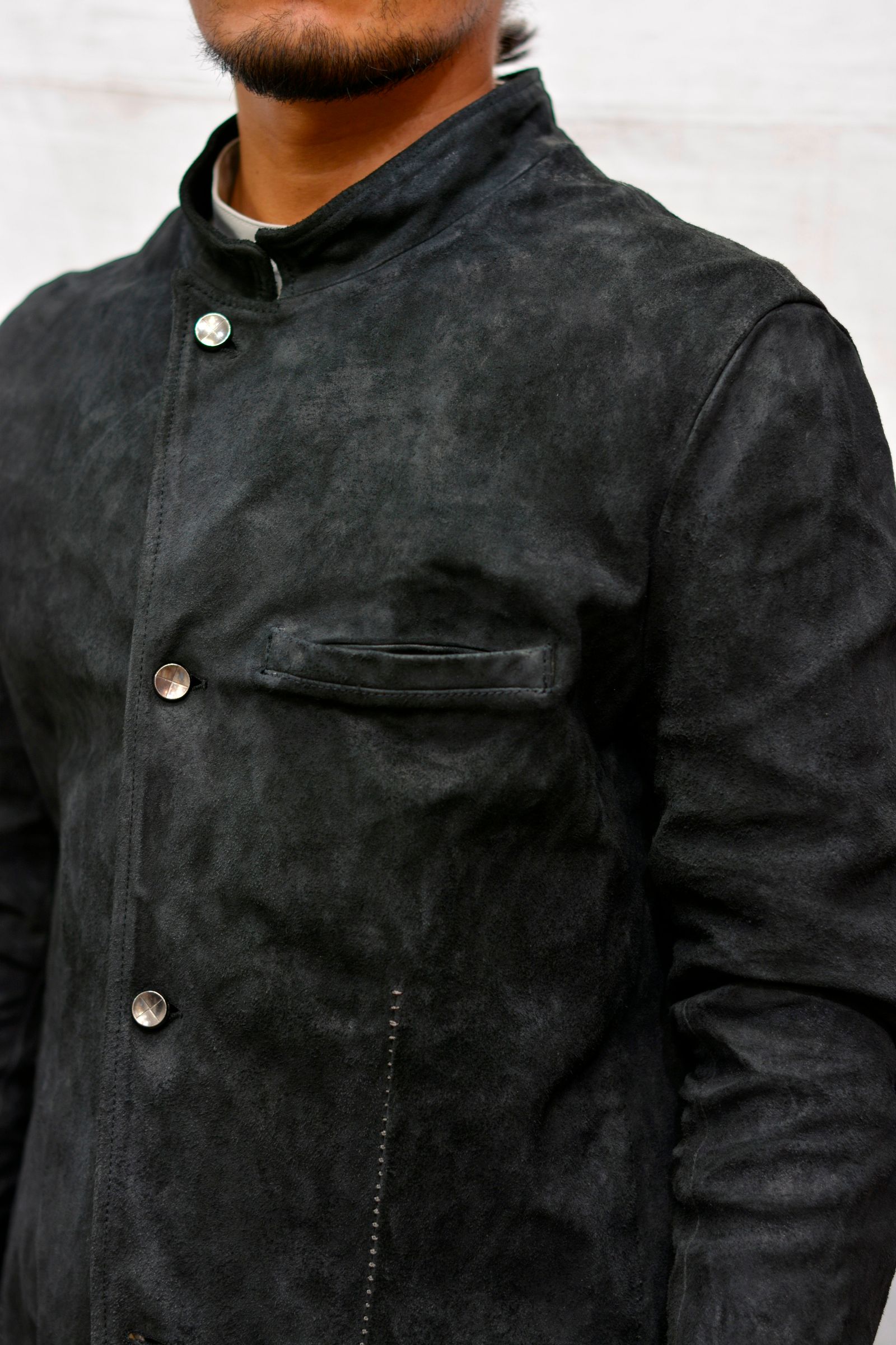 incarnation - HORSE LEATHER BOTTON FRONT JACKET LINED #3 | chord online  store