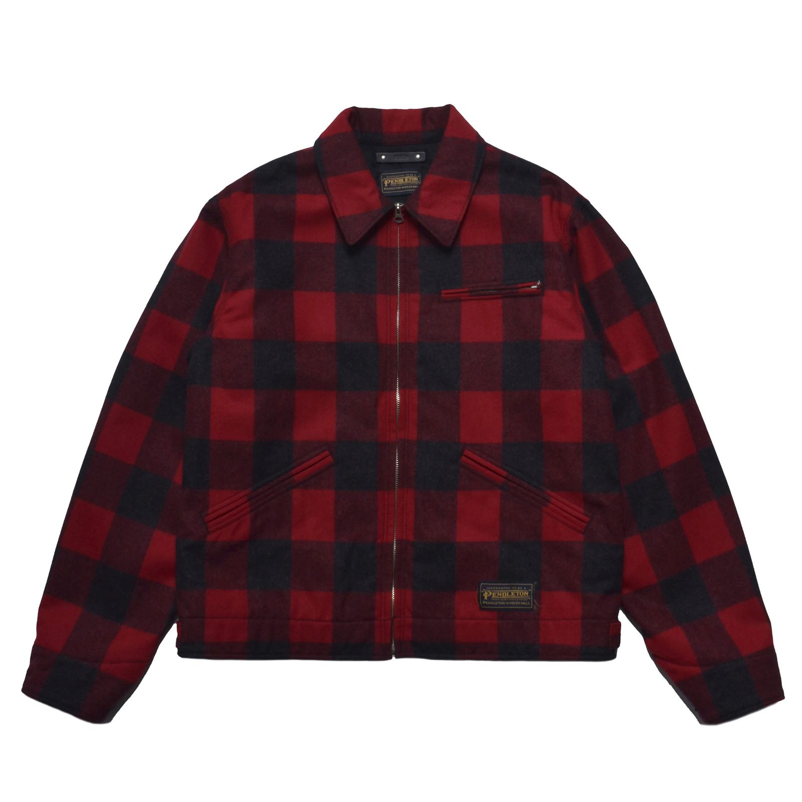 PENDLETON W.Plaid Zipup Work JKT （RPT）｜ペンドルトン ジップアップ ワークジャケット｜MND-PDL801
