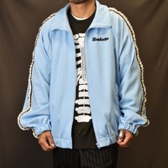 FRILL SIDE LINE TRACK TOP (BLUE) / フリル サイドライン トラックジャージ